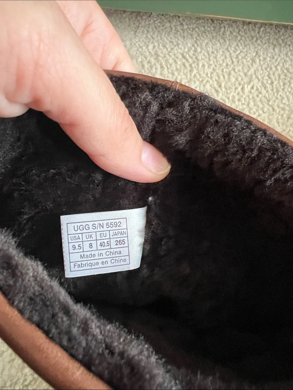 UGG Brown Leather & Suede Women's Winter Pull-On Boots